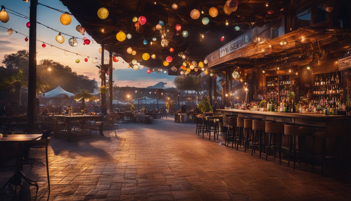 A deserted party scene with empty alcohol bottles and signs of distress.